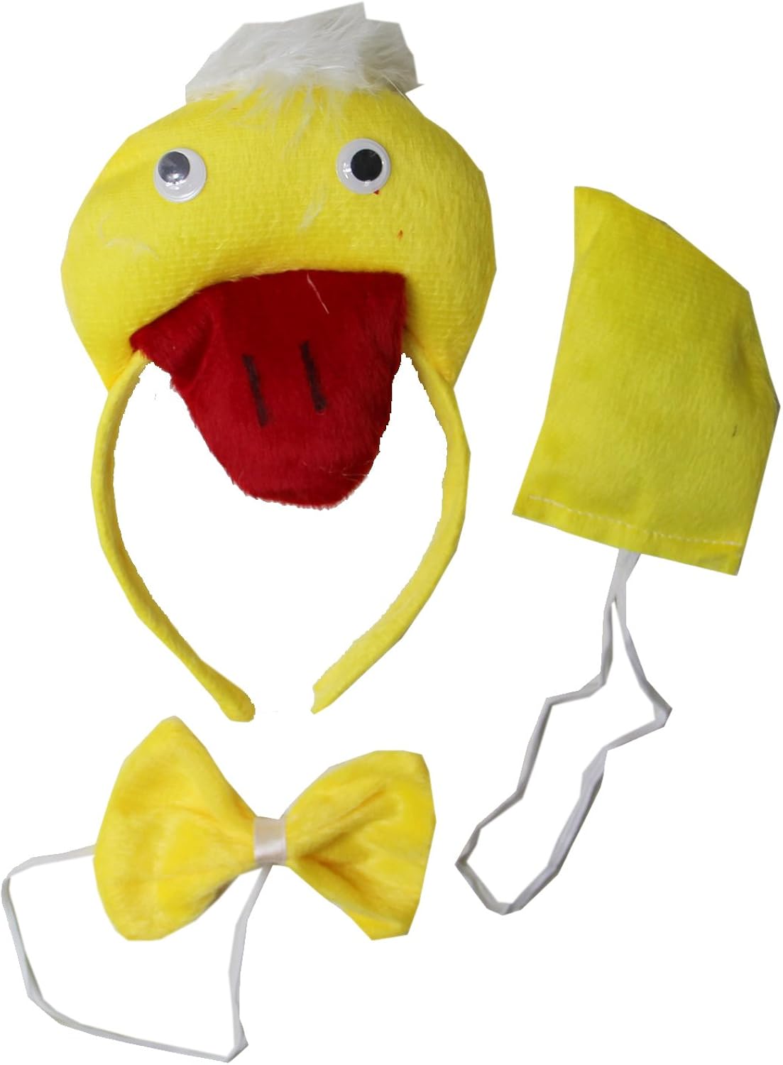 Kirei Sui Yellow Duck Headband Bowtie Tail 3pcs Costume