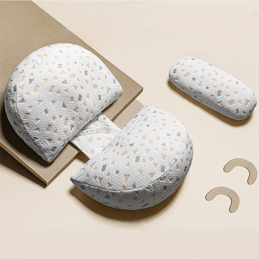 Pregnancy Pillow for Side Sleeper, Double Wedge Pillow for Maternity, Side Sleeping Pillow for Belly, Waist, Back Support,Detachable and Removable Pillowcase,Easy to Clean: Home & Kitchen