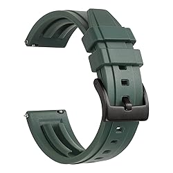 WOUKUP Silicone Watch Bands Quick Release Rubber