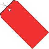 Aviditi Wired Shipping Tags, 6 1/4" x 3 1/8", 13