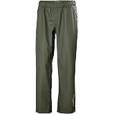 Helly Hansen Luna Women's Waterproof Rain Pants, Adjustable Overpants | Snap Hems, Long-Length Coverage, 240 g/m&sup2; PU-on-polyester knit, Hiking Gear Women, Travel Pants Women, Fall Hikes