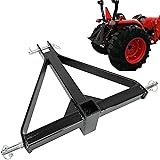 VOWAGH 2" Receiver 3 Point Trailer Hitch Category 1