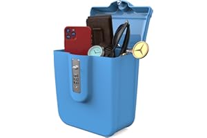 UP Security Lockbox for Beach Vacation Cruise Essentials, Small Safe with Cable Combination Lock, Portable Lock Box for Trave