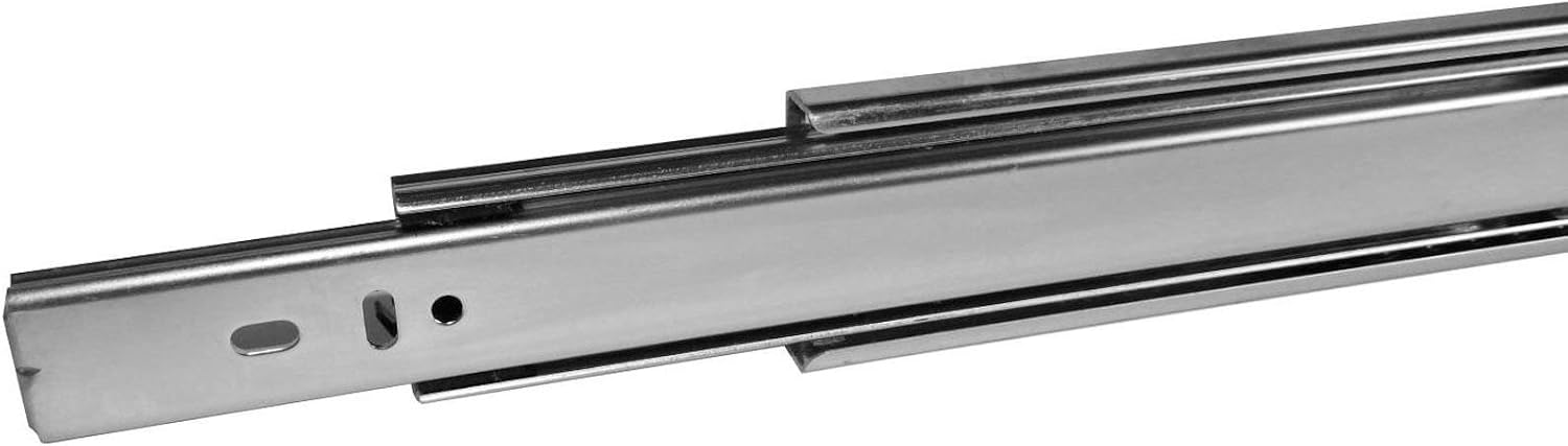 SOTECH 4 Paar (8 Stück) Vollauszüge KV1-45-H45-L550-NF 550 mm (eingeschoben) Teleskopauszug kugelgelagert Tragkraft 45 Kg