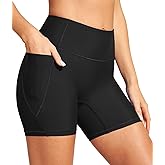 IUGA Womens Swim Shorts Tummy Control Swim Board Shorts UPF 50+ Quick Dry Swimsuits Bottoms for Women with Pockets