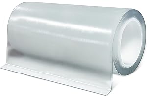 TIKFOAM Waterproof Repair Tape for Fabric, Awning, RV Roof, Underbelly, Tarp, Tent, Sail and Boat Cover Outdoor Repair Patch, Heavy Duty, Clear, 5 Inch x 10FT