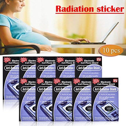 Set of 10, Anti Radiation Protection EMF Shield Phone Smartphone Home Radio RadiSafe