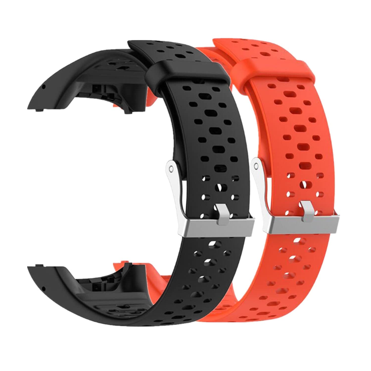 Huwokxix Watch Strap compatible with Polar M400 / M430,Adjustable Silicone Sports Strap Replacement Band for Polar M400 / M430 Smart Watch