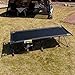PORTAL Folding Camping Cot, Compact Collapsible Heavy Duty Adult Sleeping Cot Bed with Storage Bag, Great for Travel Tent, Support 300lbs