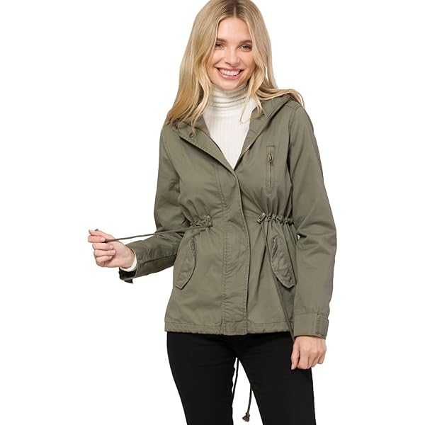 S13 New York Ladies Sherpa Lined Anorak Jacket, XS at Amazon