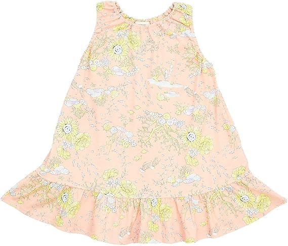 Amazon セラフ Seraph 海の中の花総柄ワンピース 95 ピンク ワンピース チュニック 通販
