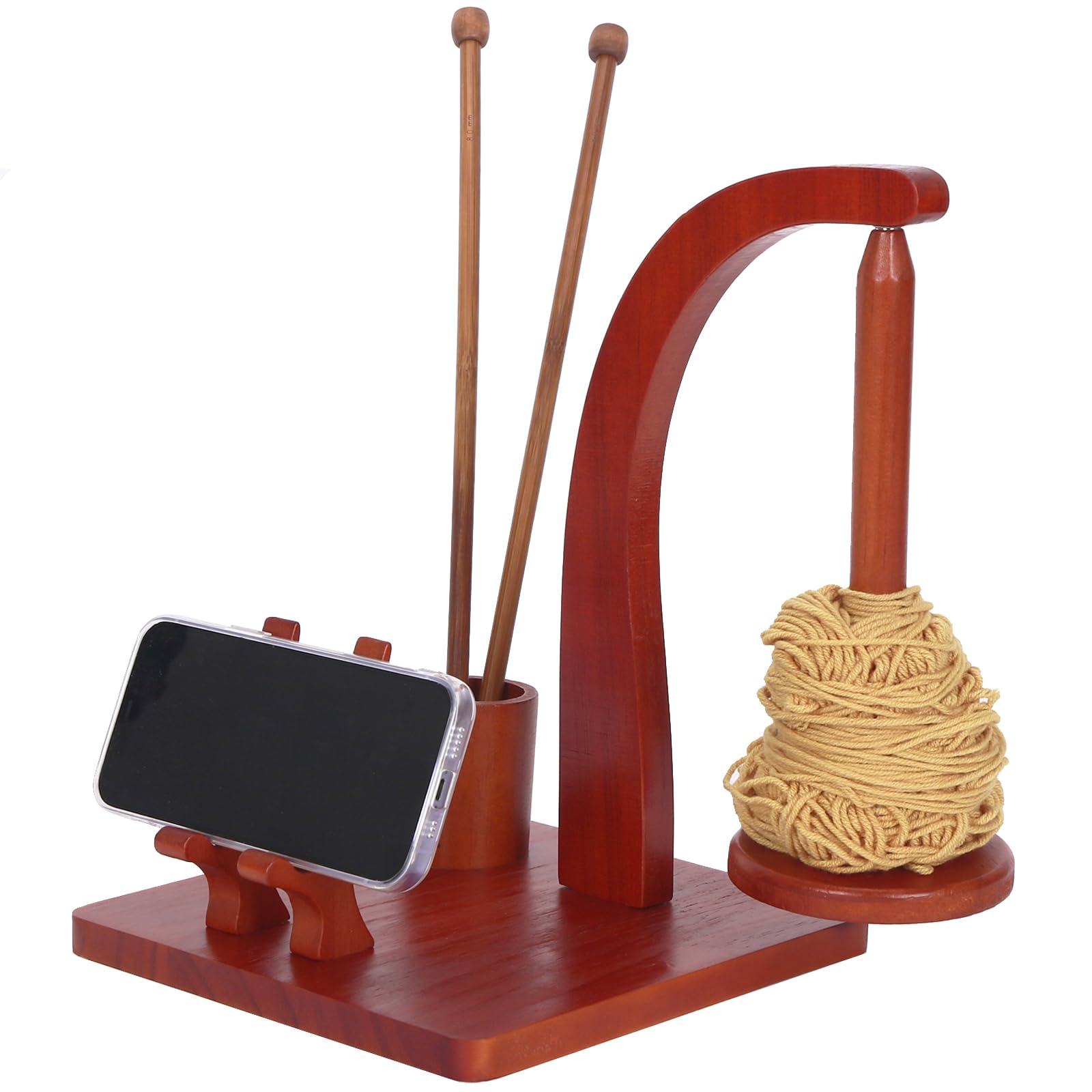 Photo 1 of *******************Missing screws*************
Yarn Holder for Crocheting and Knitting with Phone Stand?Magnetic Yarn Ball Holder Yarn Spinner for Crocheting - Ideal Gift for Crochet Lovers