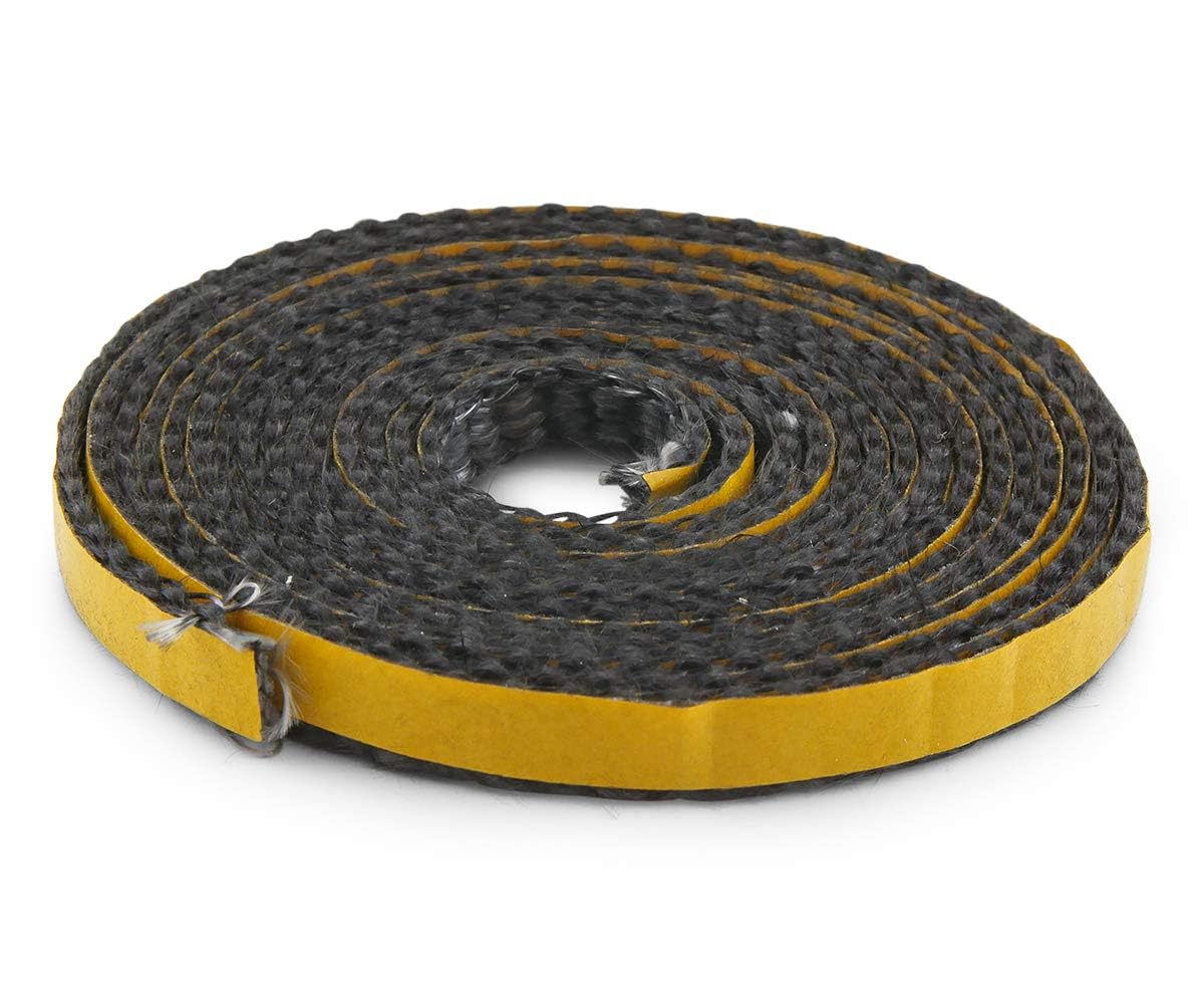 Chimney Seal Flat Cord Sealing Tape self-Adhesive. Suitable for Various Orange Fi Models 3 m, Diameter 10 x 2 mm.