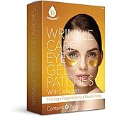 Pursonic | Wrinkle Care Eye Gel Patches with Collagen for Puffy Eyes, Dark Circles, & Wrinkles - Hydrates and Rejuvenates Skin for Anti-Aging Effects