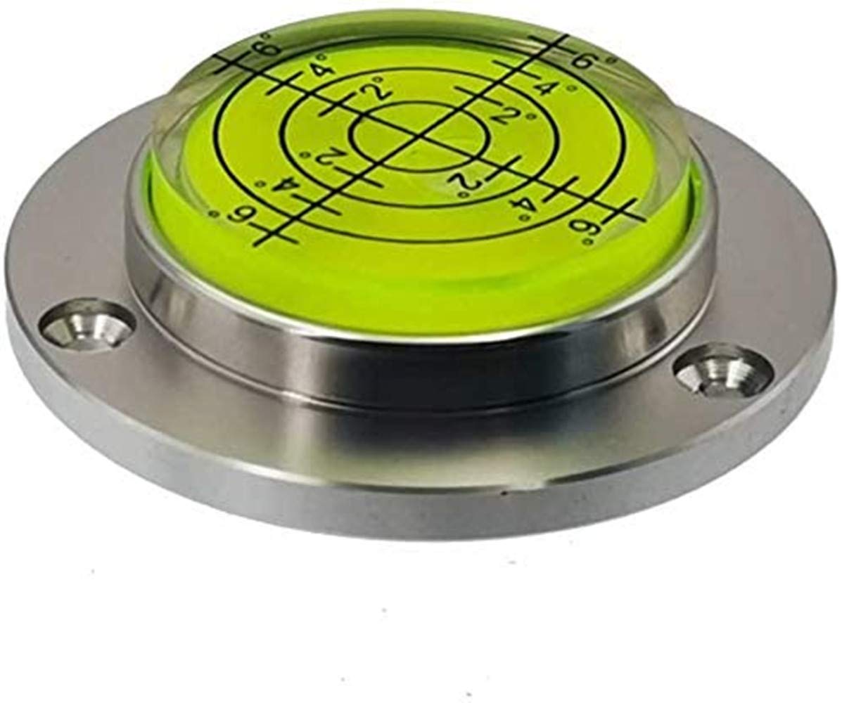 umei Aluminum Alloy Green Water Belt Magnet Scale and with Hole Aluminum Alloy Circular Bubble Level (Magnetic)