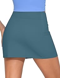 THE GYM PEOPLE Women's High Waisted Golf Skorts