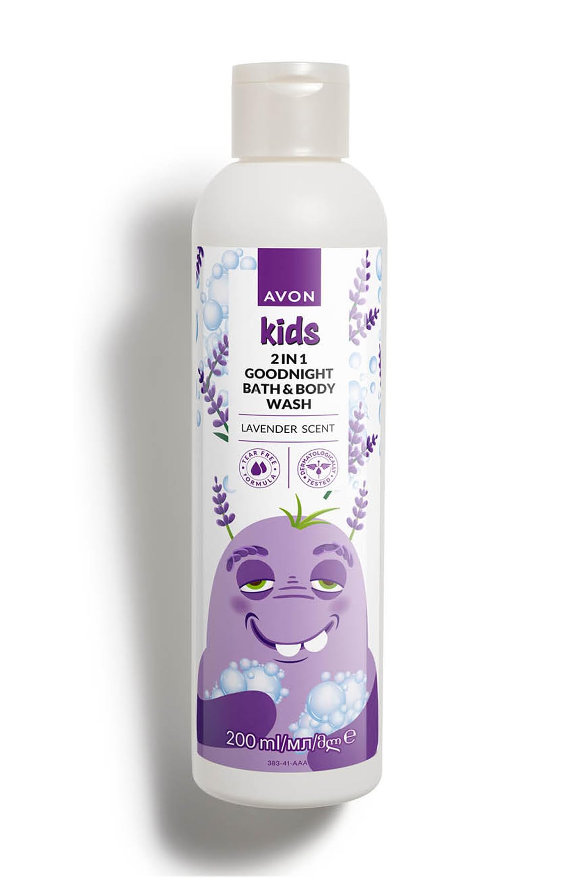 Avon Kids 2-in-1 Goodnight Bath and Body Wash, Lavender Scent, 200ml