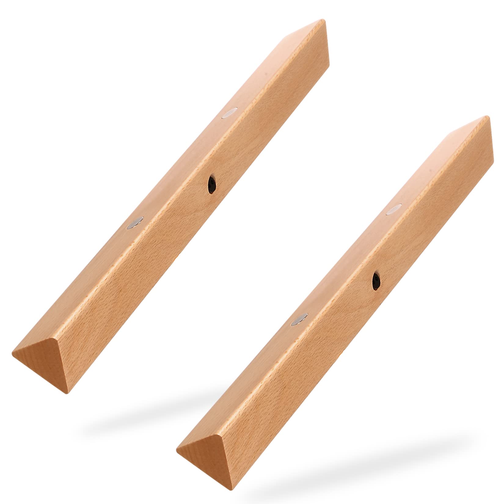 2pcs Under Cabinet Lights Wireless，Motion Sensor Closet Lights，Wooden Wireless USB Rechargeable Night Lights，Uniform Light for Wardrobe,Cabinet,Cupboard（Warm Light）