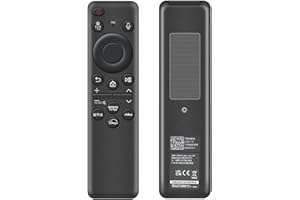NETTECH Rechargeable Voice Remote for Samsung Smart TVs, Replacement for 2021–2025 Samsung TV Remote Control with Solar Charging and Voice Search. 2-Year Warranty.