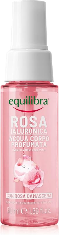 , Kit Corpo Rosa Ialuronica Nutriente, Contiene 1 Rosa Ialuronica Burro Corpo Nutriente, 300ml, e 1 Rosa Ialuronica Acqua Profumata, con Acido Ialuronico, 50ml
