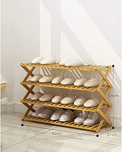 HXR Zapatero de bambú Plegable, Simple Moderno gabinete de exhibición