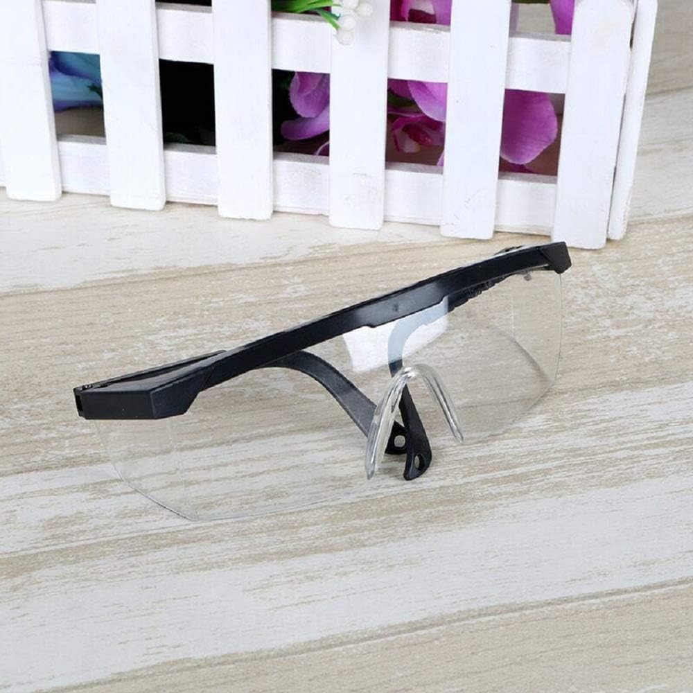 Protective Safety Glasses,Anti Droplets Saliva Goggles Against Liquid Splash Clear Lens for Medical,Lab, Chemical,Workplace,Mall,Adult,Kid(2PSC)