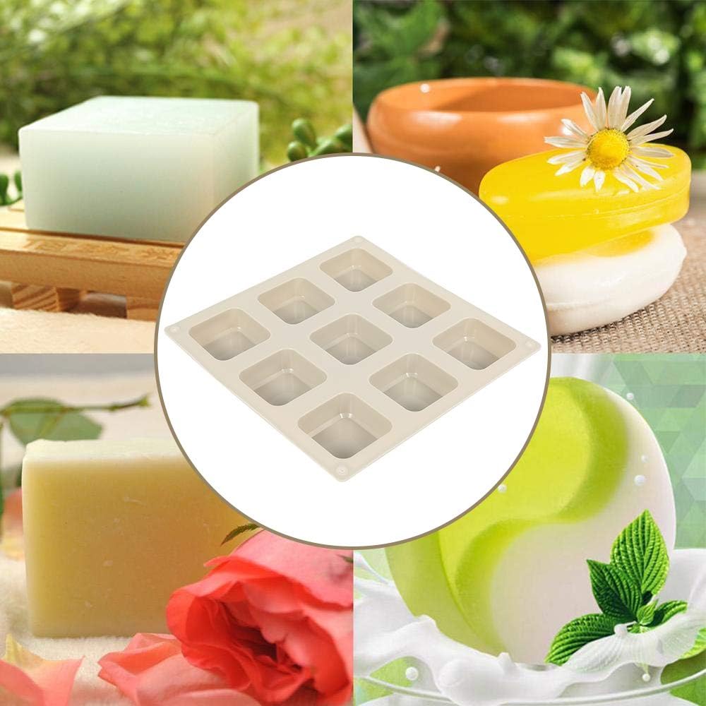Fabrication De Savon Loisirs Creatifs Moulle Silicone Savon Rectangulaire Moule Savon Silicone Pour Fabrication De Savon Gateau Chocolat Patisserie Artisanat Bricolage Jxjarnet 9 Filets Moule A Savon En Silicone gd In