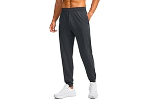Soothfeel Men's Joggers with Zipper Pockets Golf Joggers Lightweight Sweatpants Athletic Workout Pants for Men Track