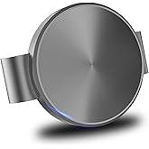Phone Clamp for Magnetic Car Phone Holder, Aviation Aluminum Grey - No Magnetic Case & Rings Needed, Enhanced Suction & Magnetic, Compatible with All Magnetic Holders