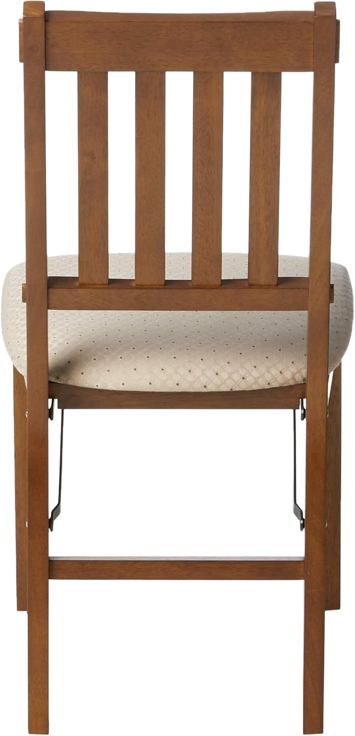 Stakmore Arts and Craft Folding Chair Finish, Set of 2, Cherry: Furniture & Decor