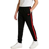 Reebok Boys Sweatpants - Active Performance Tricot Boys Joggers Athletic Pants with Elastic Waistband (Sizes Run Small)