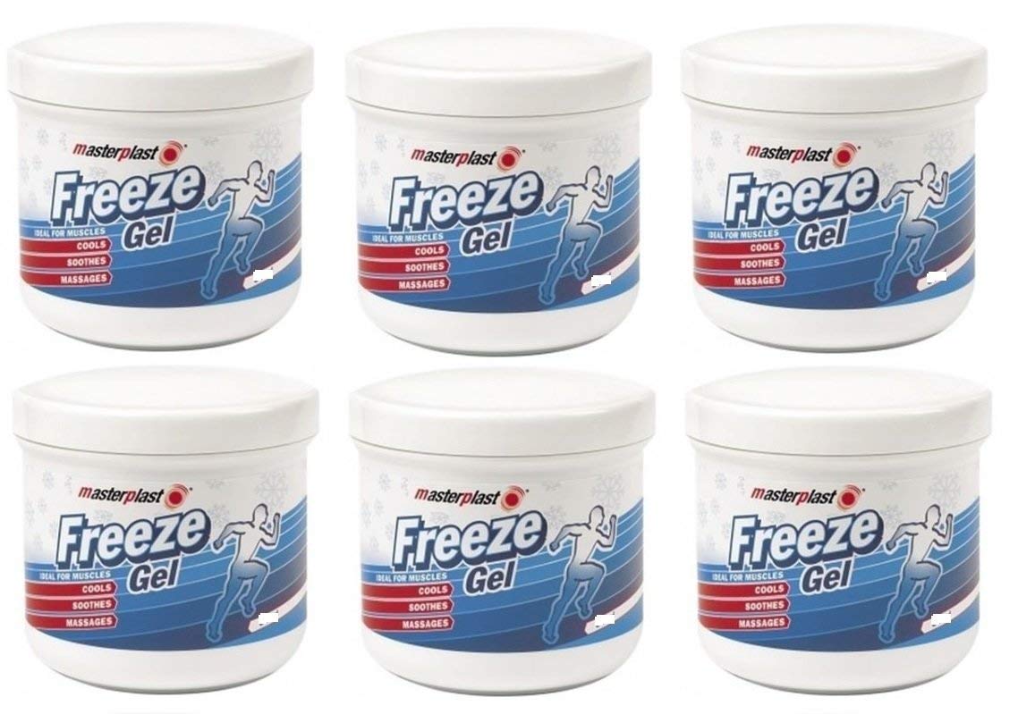 6 x Masterplast Freeze Gel Soothes Cools Massages Aching Muscles Relief 200ML Amazon.co.uk Beauty