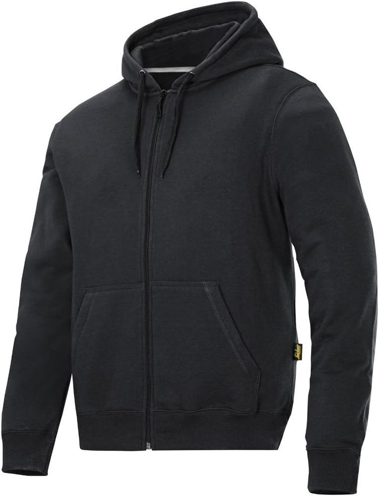 Snickers 28010400006 Size Large Zip Hoodie - Black