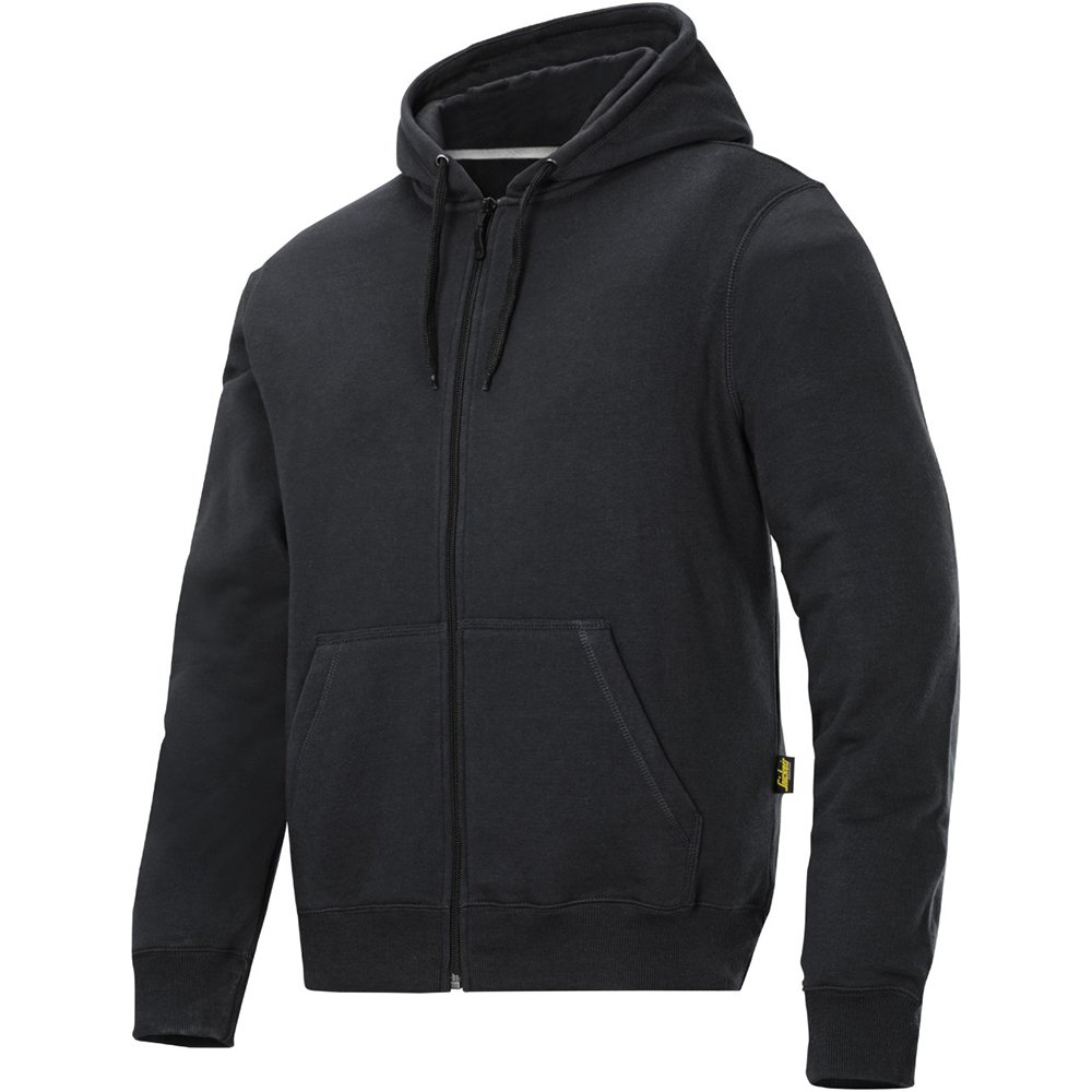 Snickers 28010400006 Size Large Zip Hoodie - Black
