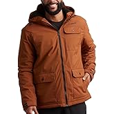 Hurley Mens Winter Jacket - Warm Zip Up Hooded Parka Sherpa Lined Jackets For Men with Multiple Pockets (Sizes S-XL)