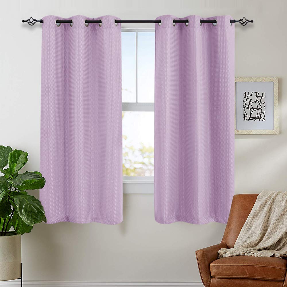 Best Kitchen Curtains Lilac Plaid
