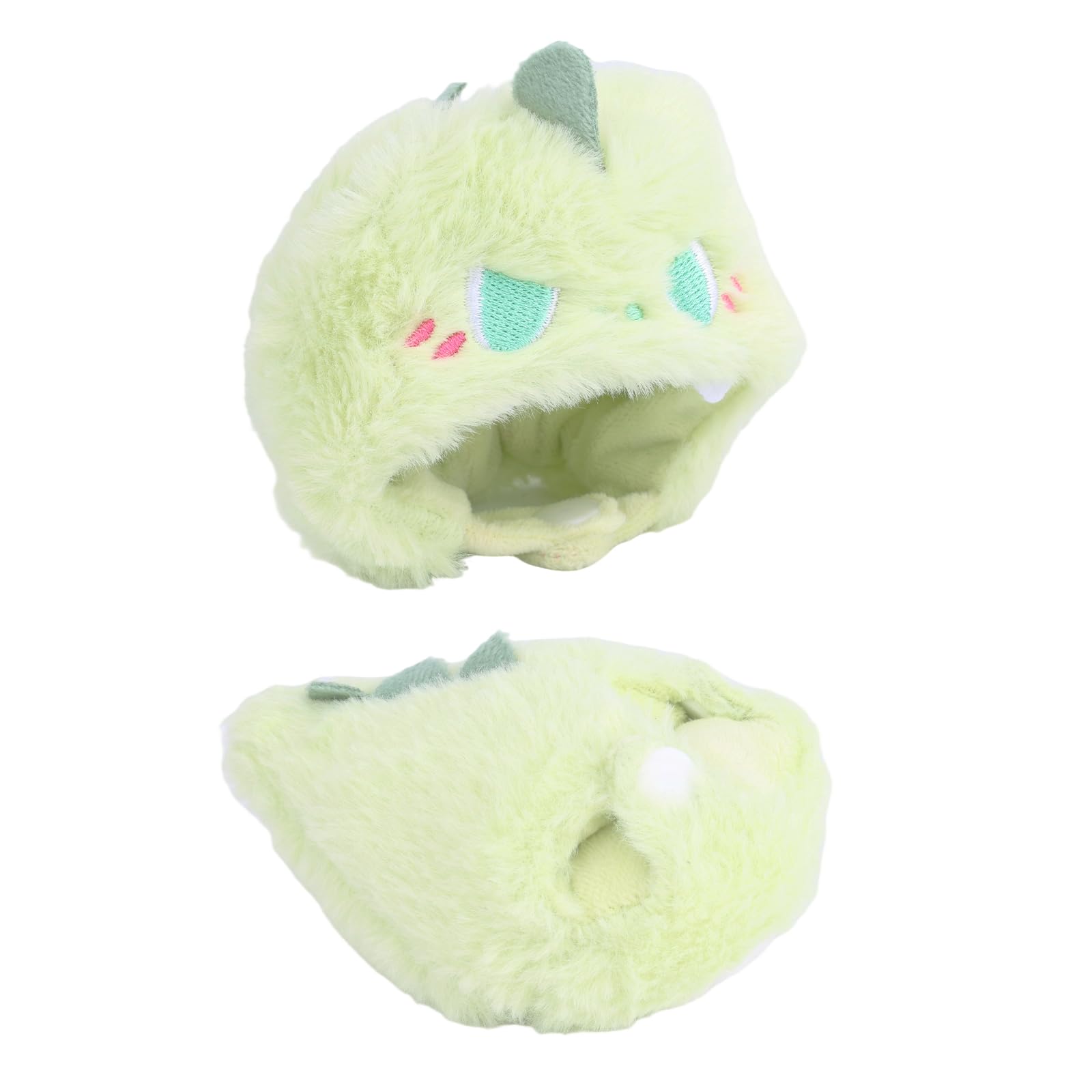 Clothes Set for 6.69in Doll, Cute Dinosaur Style Plush Doll Outfits Includes Clothing & Hat Animal Style Costume Accessories Toy for Decoration and Display