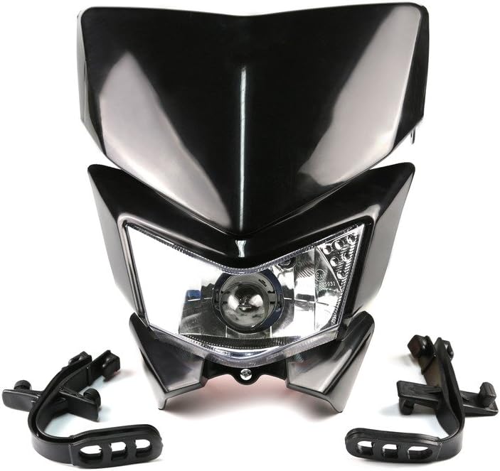 Motorcycle Head Lights Headlights Headlamp with LED Turning Light for KTM CRF YFZ DRZ EXC KLX 125 200 250 MX Dirt Bike Black