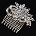 Remedios Vintage Crystal Bridal Hair Comb Wedding Hair Accessory, Light Gold