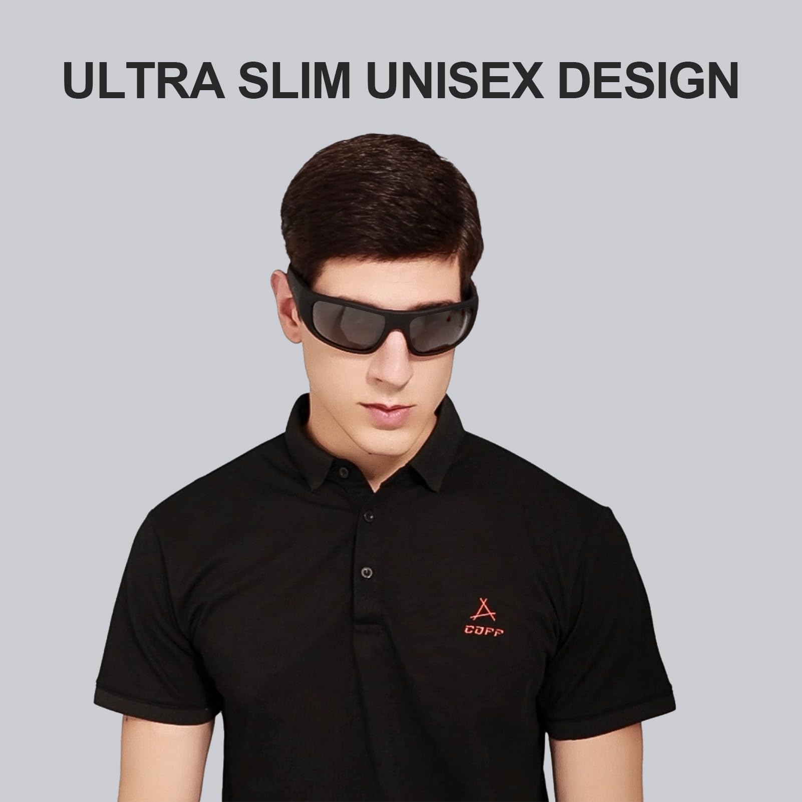 OhO Smart Glasses,Polarized Sunglasses with Bluetooth Speaker,Athletic/Outdoor UV Protection and Voice Control,Unisex(Transitional Lens)