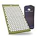 BED OF NAILS The Original Premium Acupressure Mat, 8,820 Acupuncture Pressure Points for Back Pain Relief, Increased Energy, Relaxation, FSA/HSA Eligible, with Drawstring Bag, 29 x 16 x 1, Green