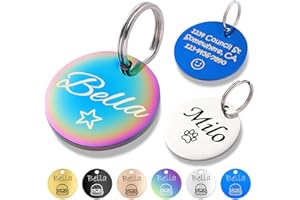 Dogs Cats ID Tags Personalized Lovely Symbols Pets Collar Name Accessories Simple Custom Engraved Products