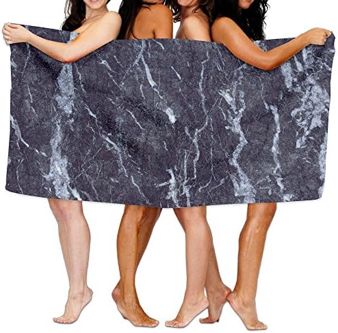 Fallake Bath Towels, Grey White Marble Print Super Soft Ultra Absorbent Bath Towel For Men Women Kids, Bathroom Accessories