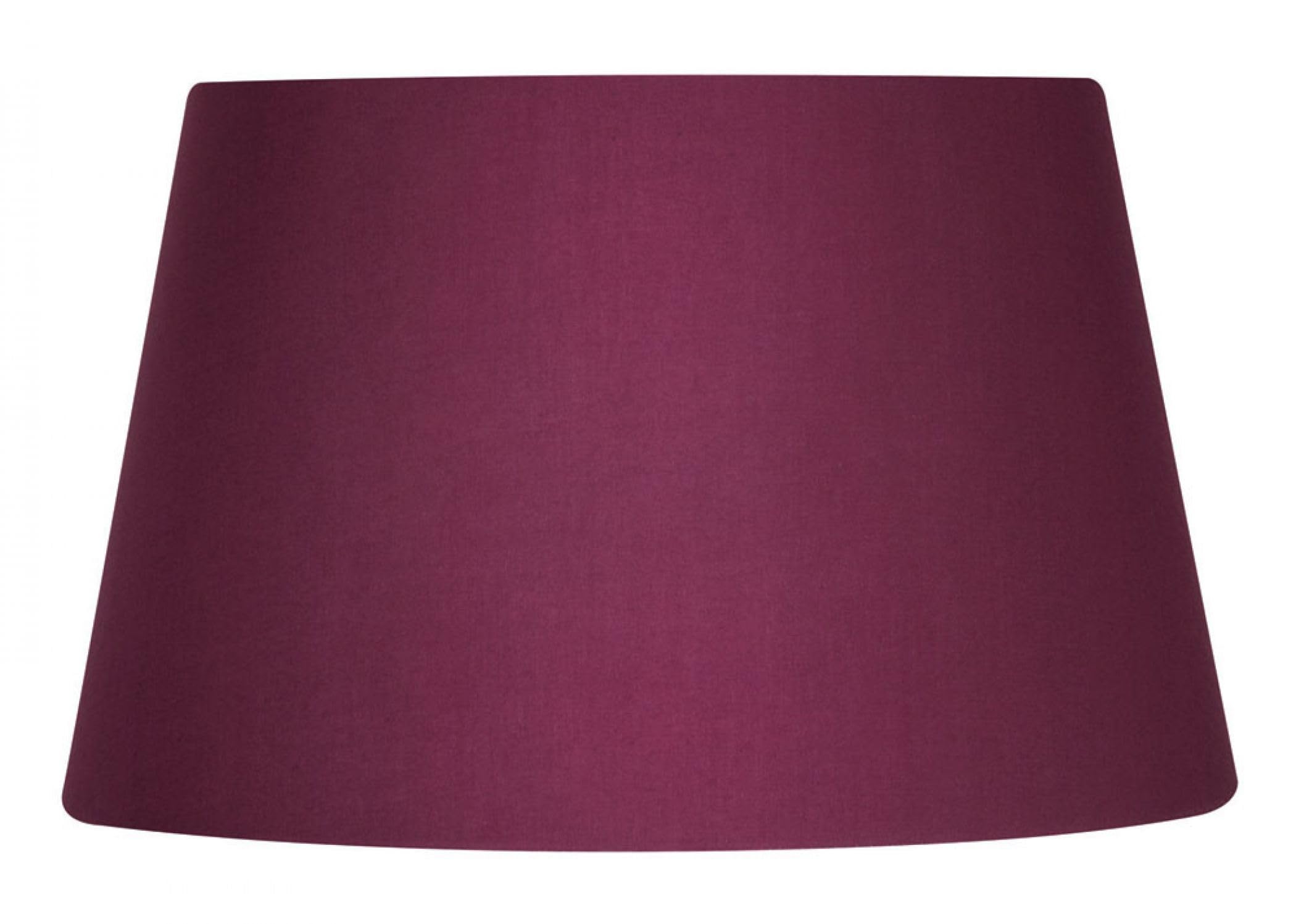 Oaks Lighting Cotton Coolie Shade, 8-inch, Wine Red