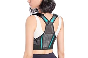 VOLUEX Posture Corrector for Women and Men, Comfy Adjustable Upper Back Brace, Back Straightener, Improve Posture for Neck, Shoulder, Clavicle and Back, Help Providing Pain Relief,XL (40-52in)