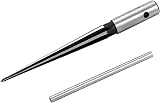 QWORK Tapered Reamer 1/8in to 1/2in 3mm-13mm Straight Flute T Handle view 3