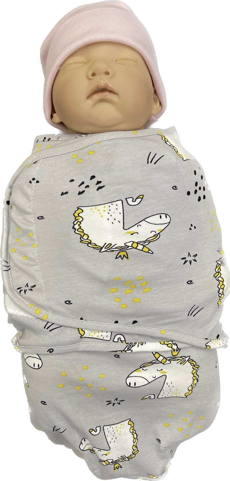Callowesse 100% Cotton Newborn Swaddle 0.5 TOG – Adjustable Baby Swaddle Wrap, Baby Essential – Magical Kingdom