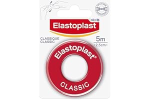ELASTOPLAST Classic Fixing Plaster Roll for Wound Care and First Aid Kit, Adhesive Bandage Wrap for Secure Fixing of Bandages