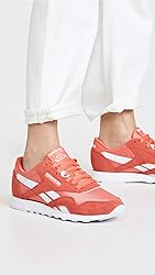 Reebok Women's Classic Nylon Sneaker, semi Orange