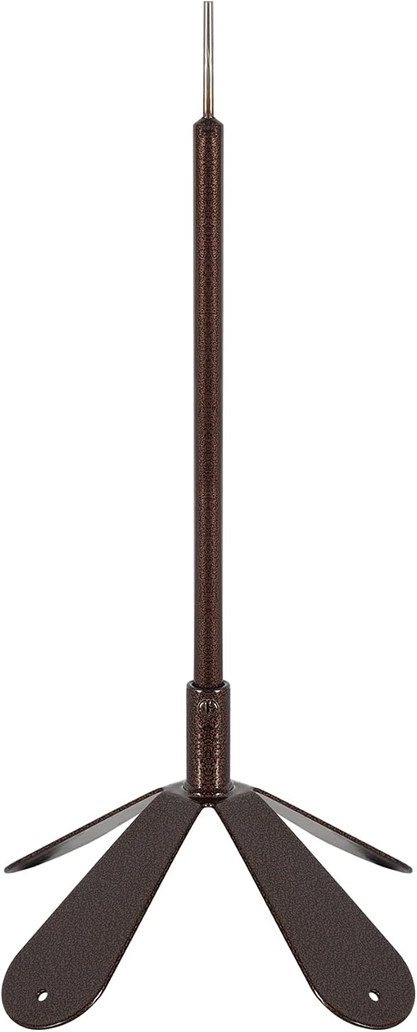 Weathervanes - EZ Vane Metal Weathervane 4-Sided Mount with Triple Powder Coating, 14” Height with 5mm Pin, Adjustable Base to Fit Most Cupolas | Hand-Crafted and Family-Owned, Made in The USA, Limited